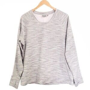 Women's Gray Long Sleeve Top